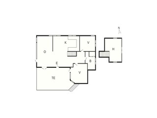 Ferienhaus Lønstrup Grundriss 22