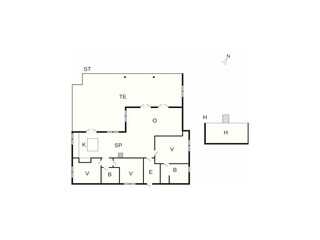 Ferienhaus Assens Grundriss 65