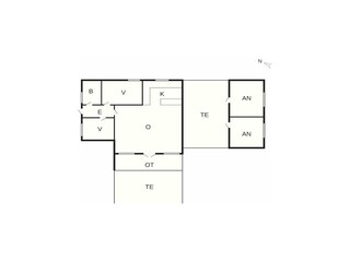 Vakantiehuis Marielyst Grondplan 21