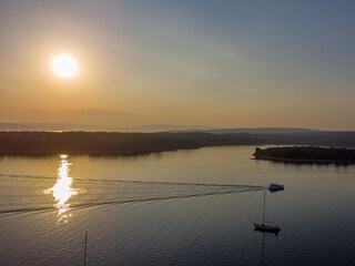 genießen Sie tolle Sonnenuntergänge in Punat
