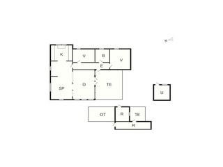 Vakantiehuis Otterup Grondplan 18