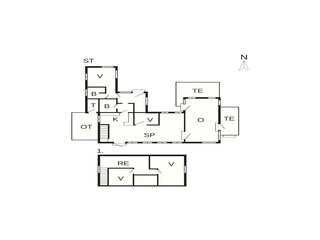 Vakantiehuis Aakirkeby Grondplan 29