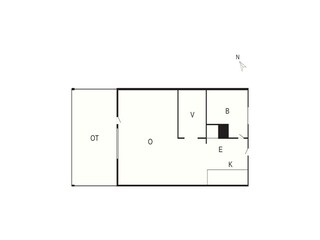 Vakantiehuis Dueodde Grondplan 21