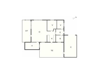 Vakantiehuis Ejsingholm Grondplan 24