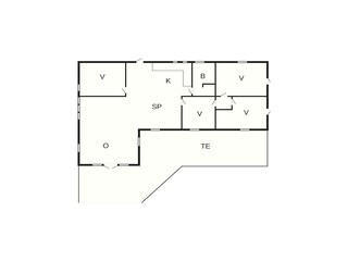 Vakantiehuis Marielyst Grondplan 19