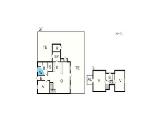 Vakantiehuis Brenderup Grondplan 38