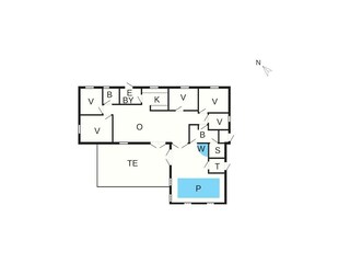 Ferienhaus Ulvshale Grundriss 25
