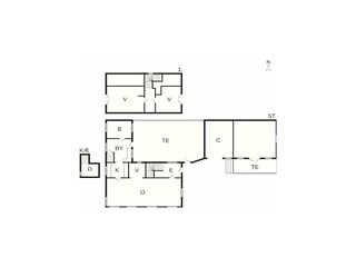 Vakantiehuis Allinge Grondplan 21