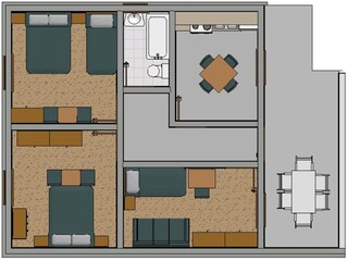 Apartment Povlja  17