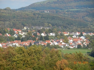 Blick vom Auersberg nach Wildflecken