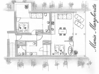 Ferienwohnung Wabern-Unshausen Grundriss 14