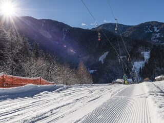 Der Skilift gleich neben dem Zalnerhof