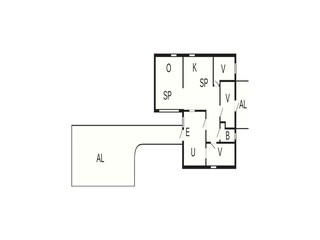 Casa per le vacanze Gamleby Pianta del piano 32