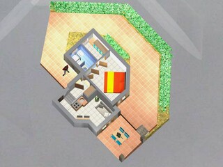 Appartamento per vacanze Porto San Paolo Pianta del piano 21