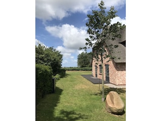 Blick über den schönen Garten