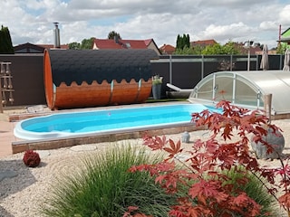 Pool für alle 3 Ferienhäuser