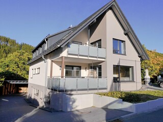 Hausansicht Willingen-Lodge im Erdgeschoss