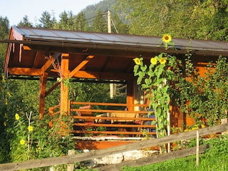 Der Grillplatz im Garten