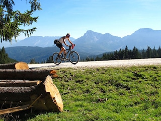 Auf Mountainbike-Tour