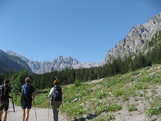 Auf Wanderung in´s Wimbachgrieß