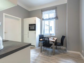 Voll ausgestattete Küche