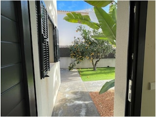 Blick aus der Haustür