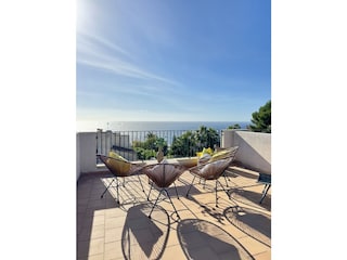 Dachterrasse mit Meerblick