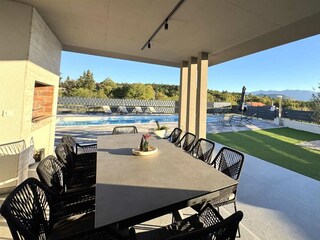 beautiful, modern villa nestled in the quiet village of