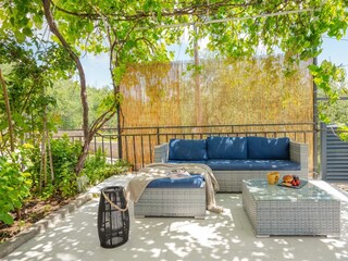 Lounge area with natural shade