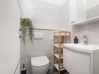 guest toilet on the upper floor.