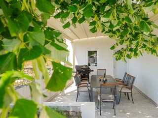 cozy outdoor dining area