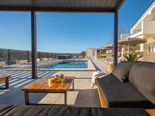 lounge area next to the Pool