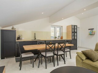 Second fully equipped kitchen with modern appliances