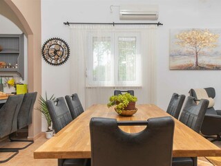 Living and dining space, fully air-conditioned.