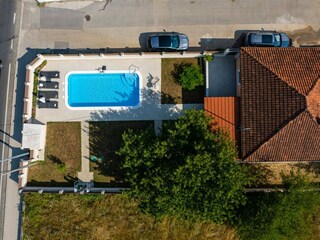 Vogelperspektive auf die Villa Josefina