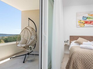 From the balcony, enjoy stunning views of Split.