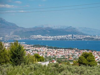 Being just a short distance from Split .