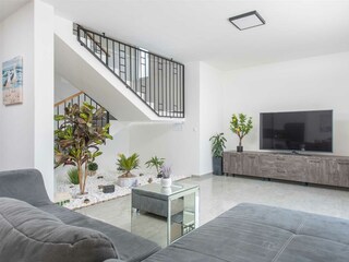 Ein schönes Detail der Villa ist die schlichte Treppe.