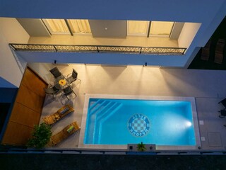 Ein Panoramablick mit Blick auf den Poolbereich