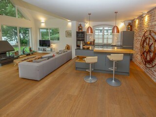 Wohnzimmer und Küche