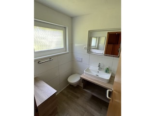WC/Dusche im Erdgeschoss