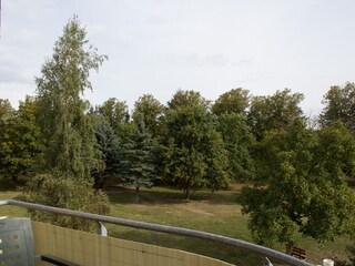 Blick vom Balkon