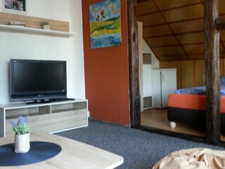 DZ mit Blick zur Schlafecke