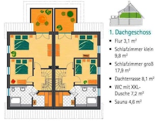 Ferienhaus Zingst Grundriss 42