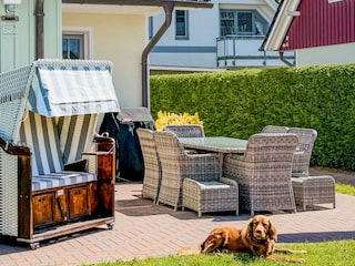 Eingezäunter Garten