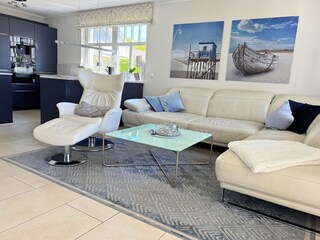 Ledercouch und Leder Relaxsessel