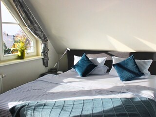 Schlafzimmer No. 3 im Dachgeschoss
