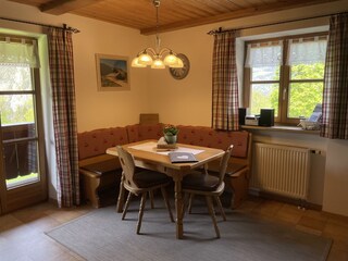 Eckbank in der Wohnküche