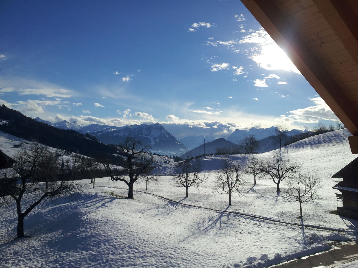 Aussicht vom Balkon