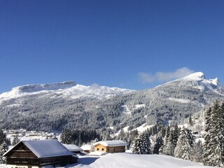 Blick zum Ifen von der Hotelterrasse